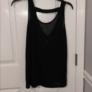 Black tank that shimmers